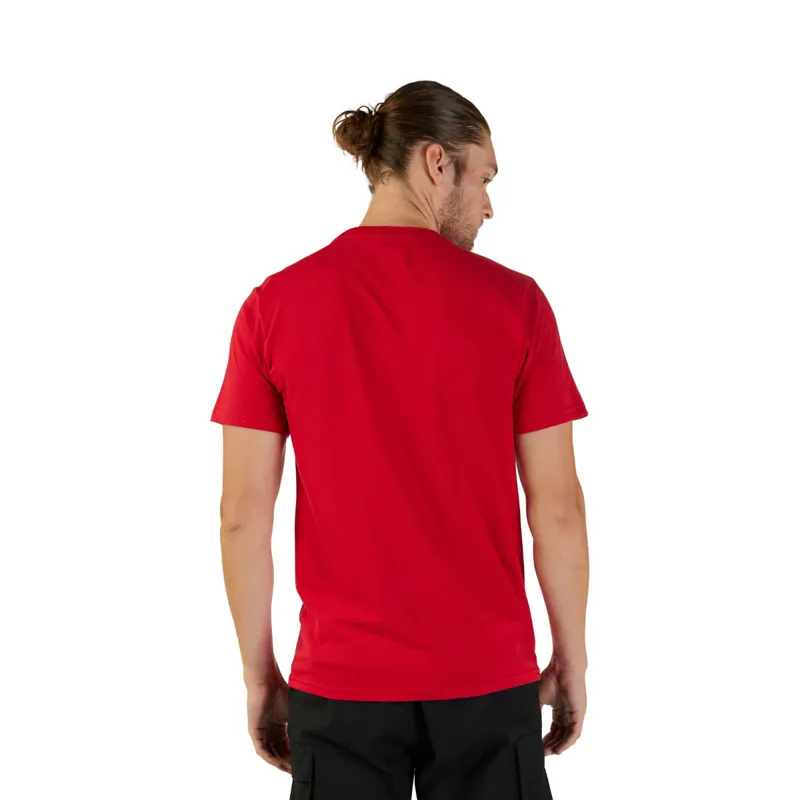 Fox Fox Head Premium Short Sleeve Tee Flame Red-2
